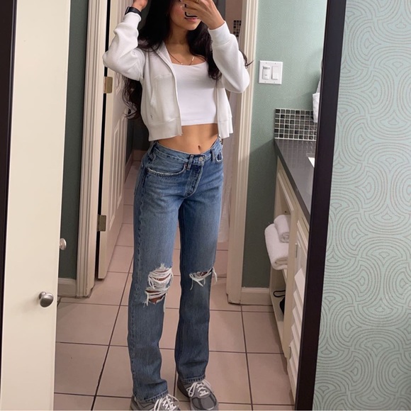 Agolde Lana Jean in Backdrop - Picture 13 of 13